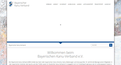 Desktop Screenshot of kanu-bayern.de