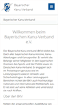 Mobile Screenshot of kanu-bayern.de